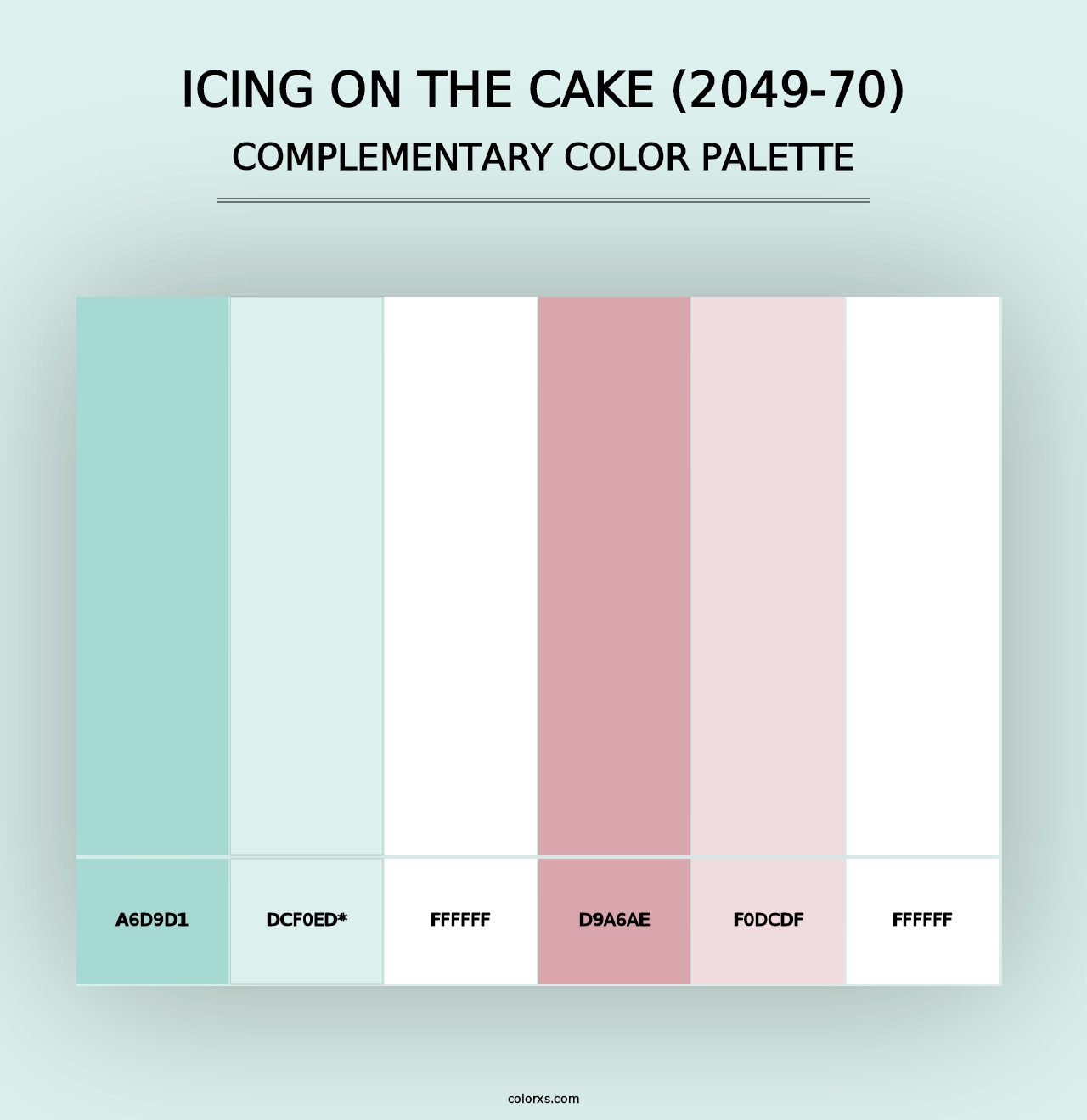 Icing on the Cake (2049-70) - Complementary Color Palette