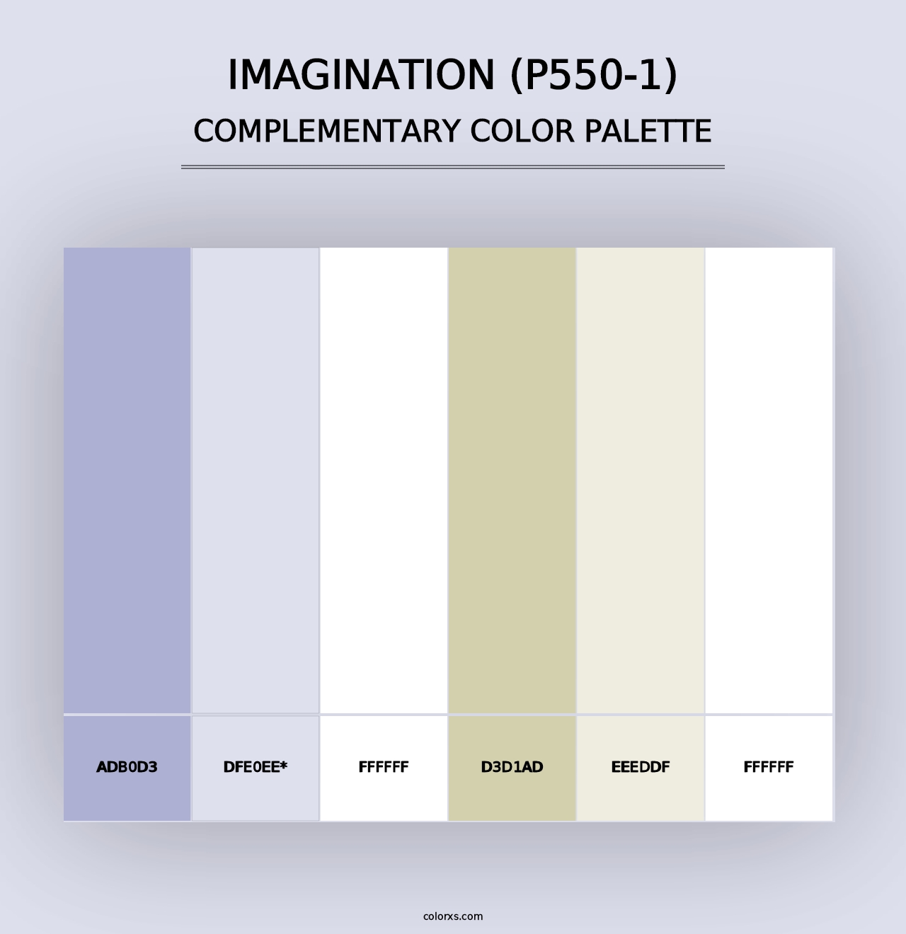 Imagination (P550-1) - Complementary Color Palette