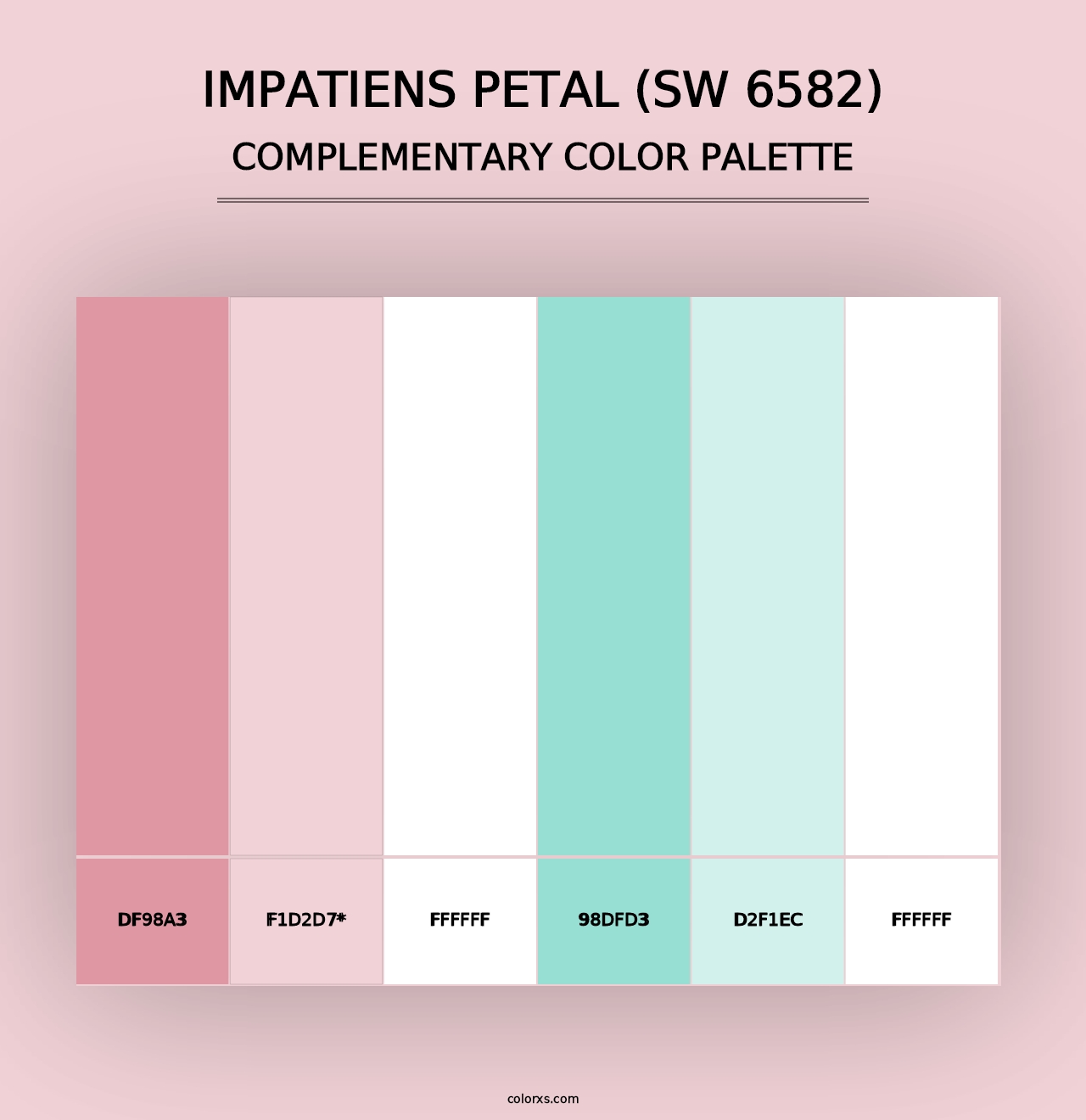 Impatiens Petal (SW 6582) - Complementary Color Palette