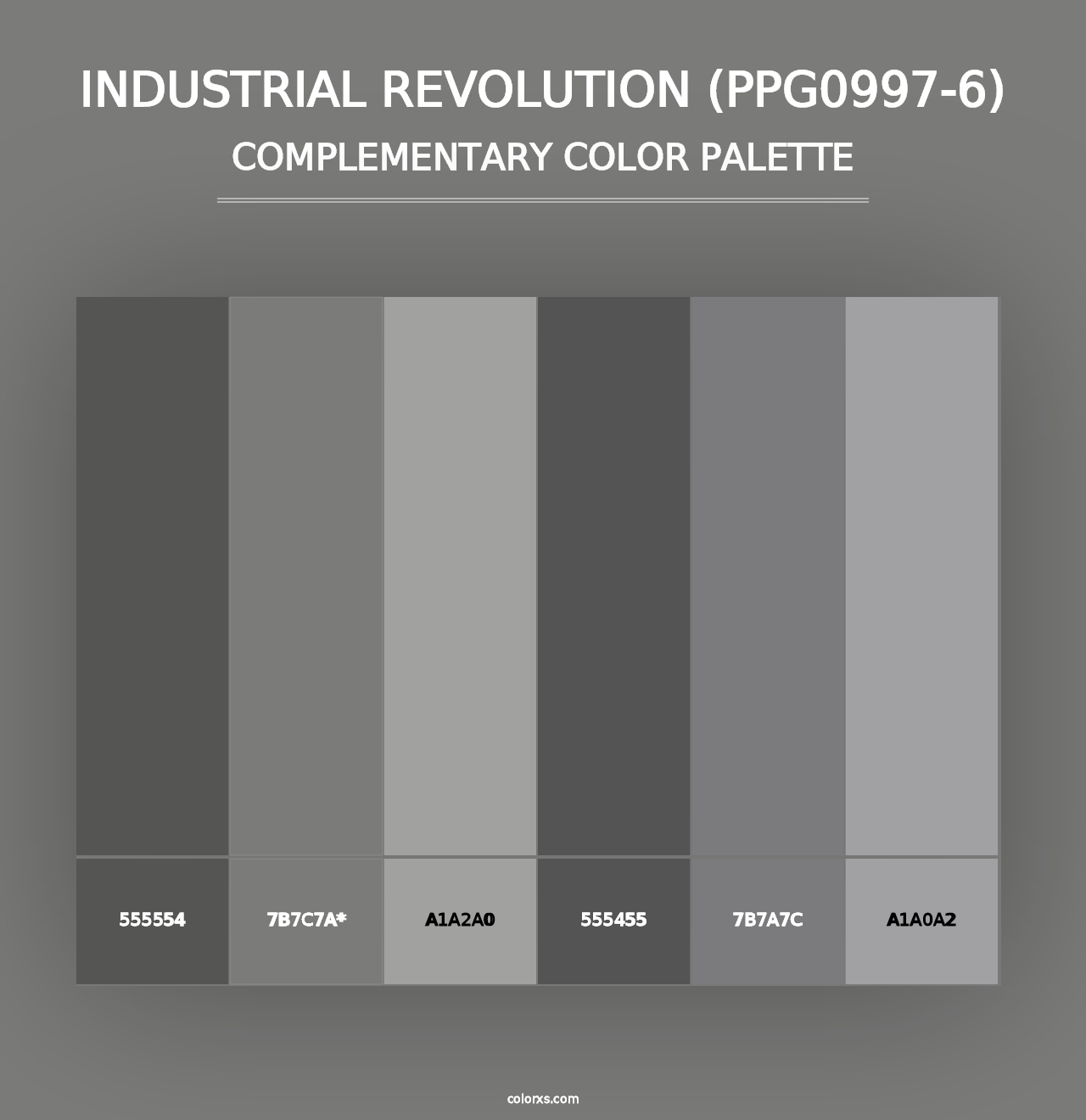 Industrial Revolution (PPG0997-6) - Complementary Color Palette