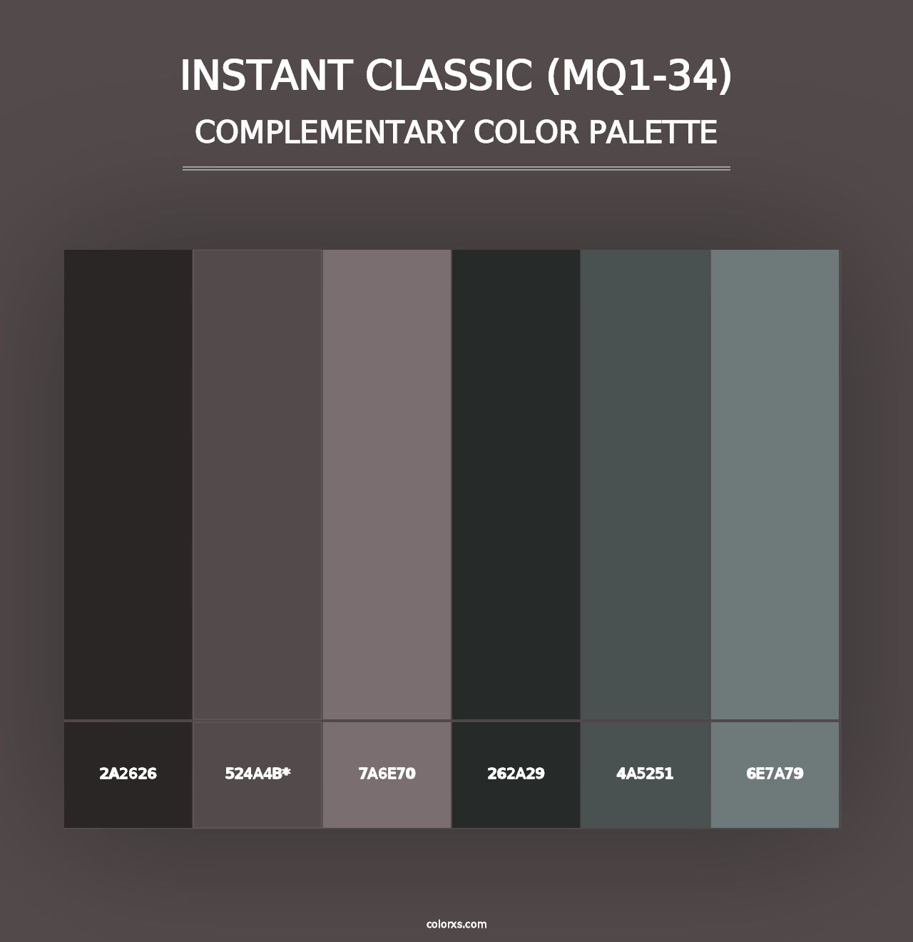 Instant Classic (MQ1-34) - Complementary Color Palette