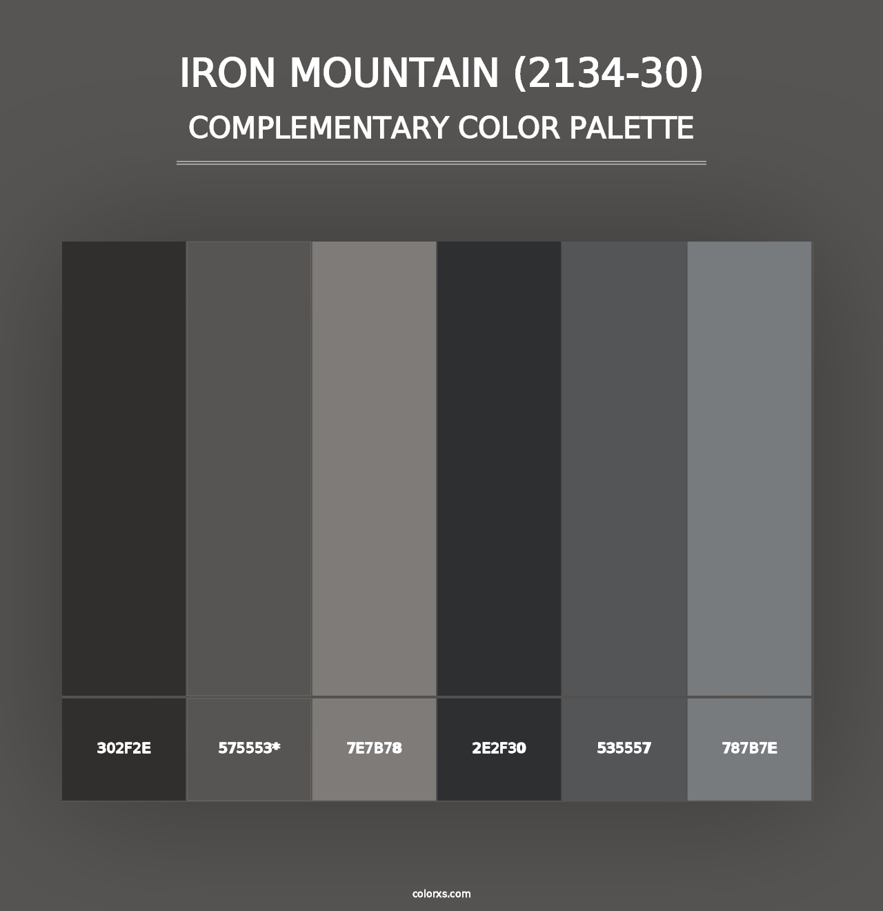 Iron Mountain (2134-30) - Complementary Color Palette