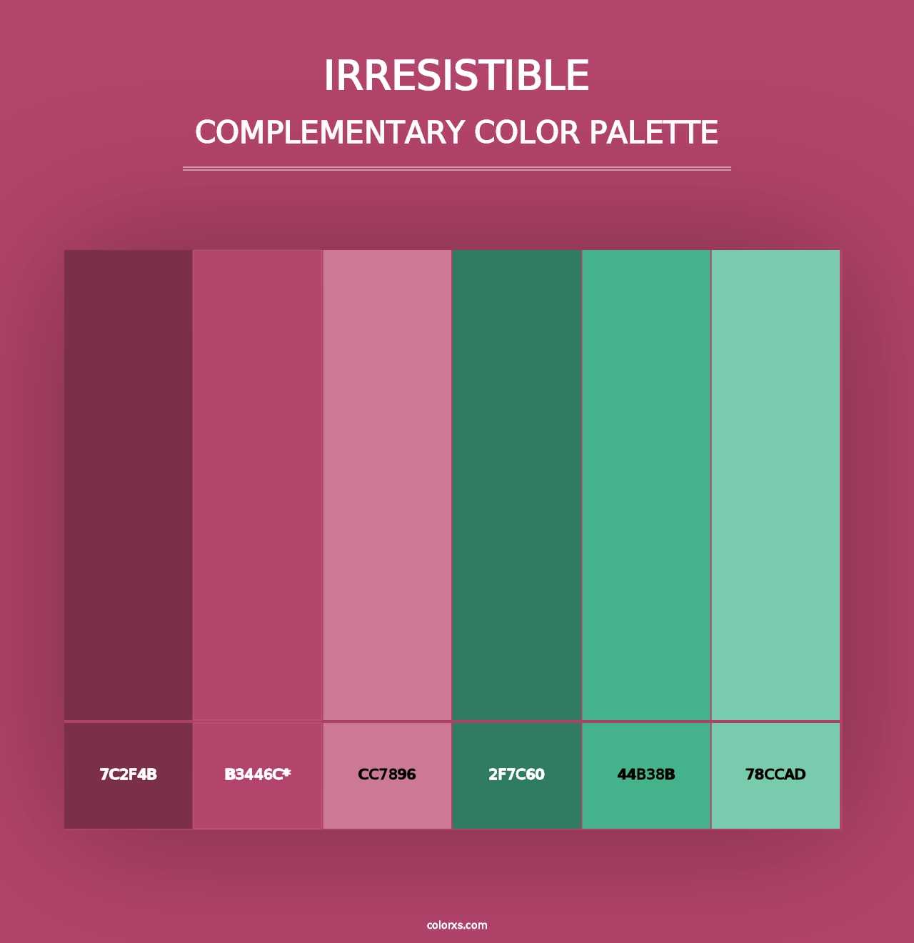 Irresistible - Complementary Color Palette