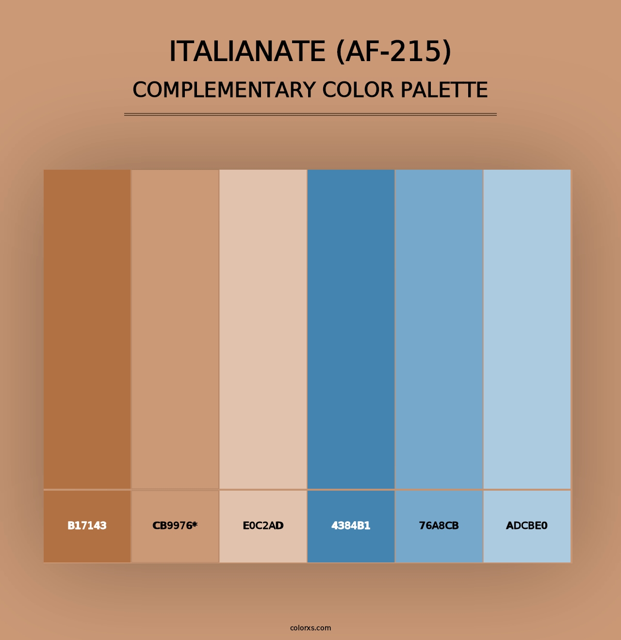 Italianate (AF-215) - Complementary Color Palette