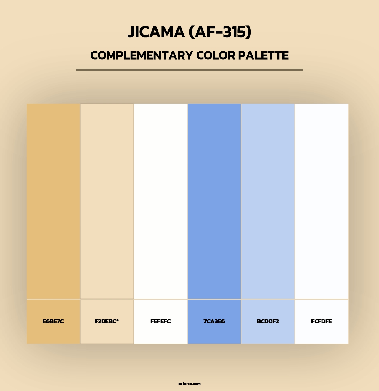 Jicama (AF-315) - Complementary Color Palette