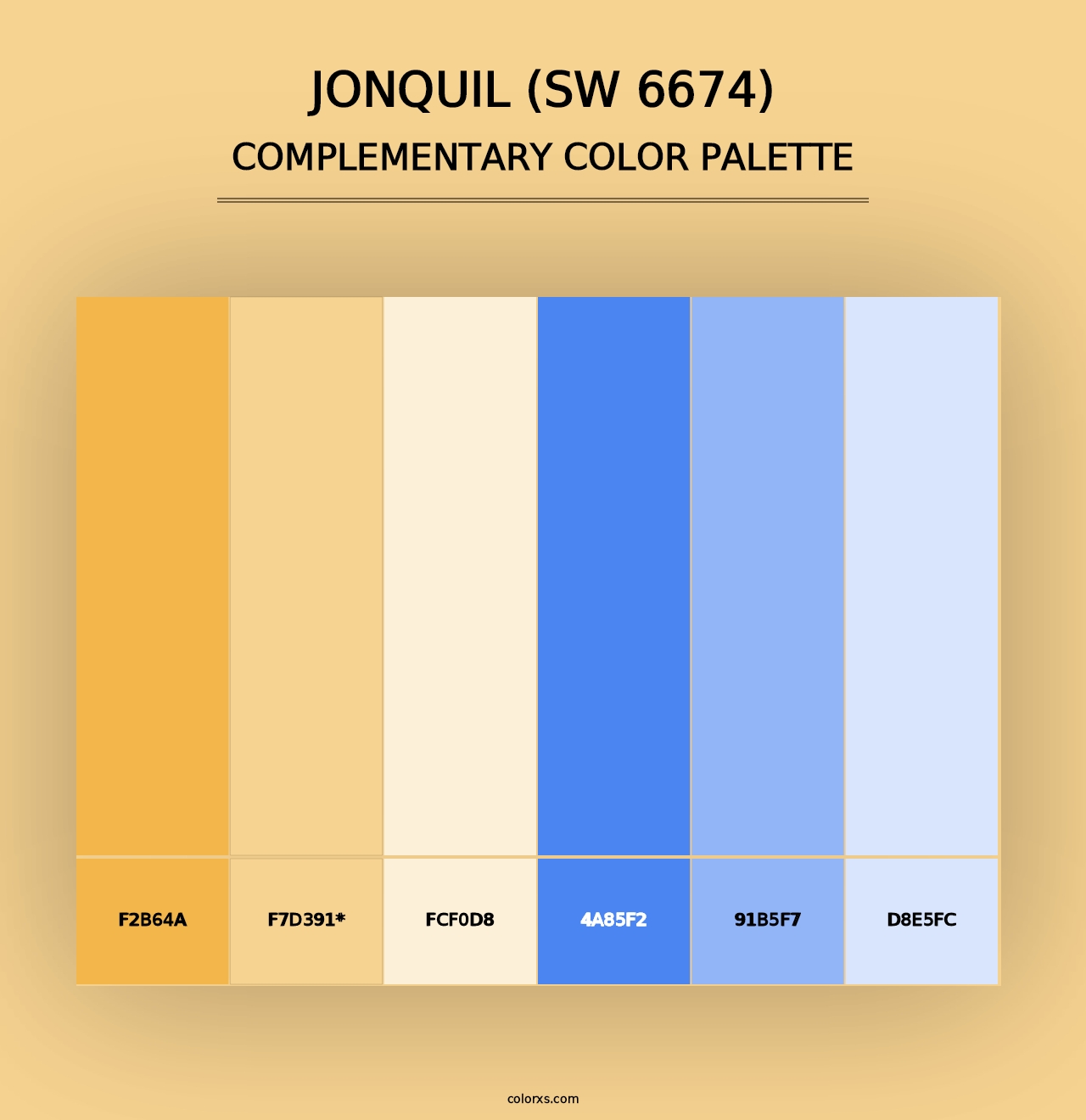 Jonquil (SW 6674) - Complementary Color Palette