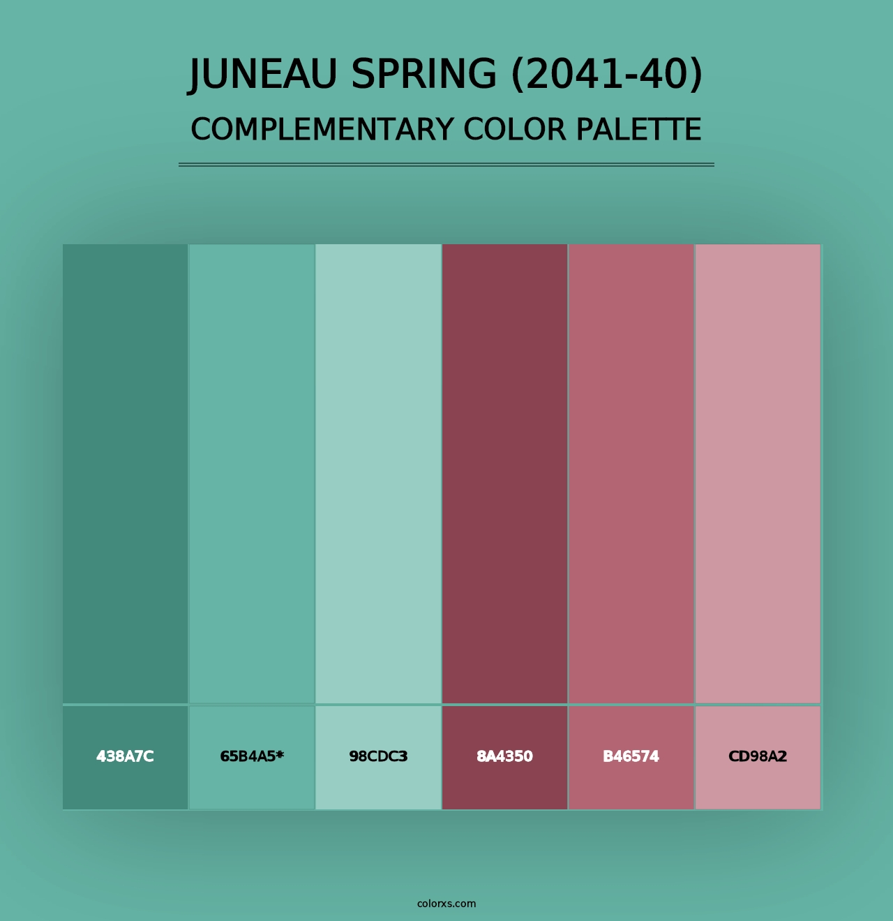 Juneau Spring (2041-40) - Complementary Color Palette