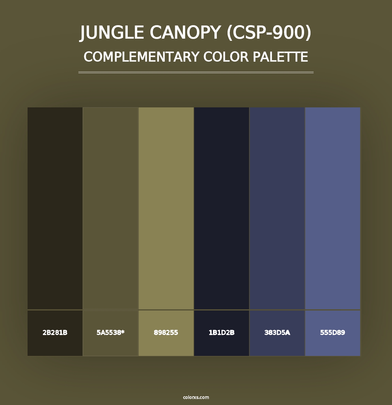 Jungle Canopy (CSP-900) - Complementary Color Palette