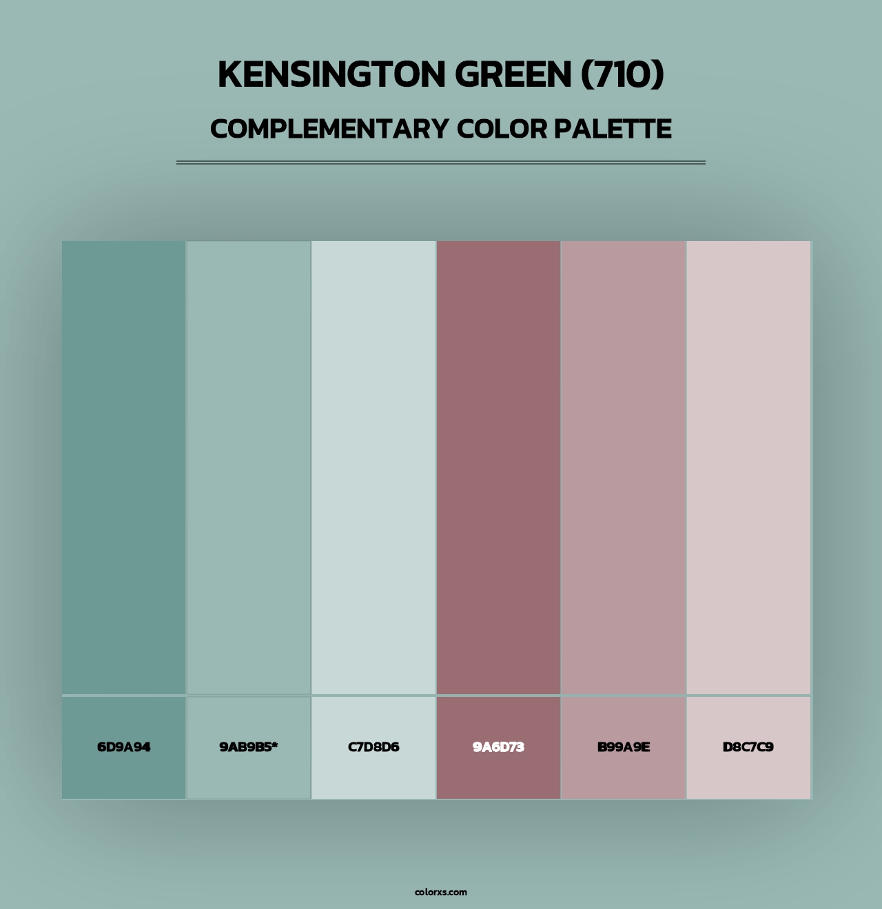 Kensington Green (710) - Complementary Color Palette