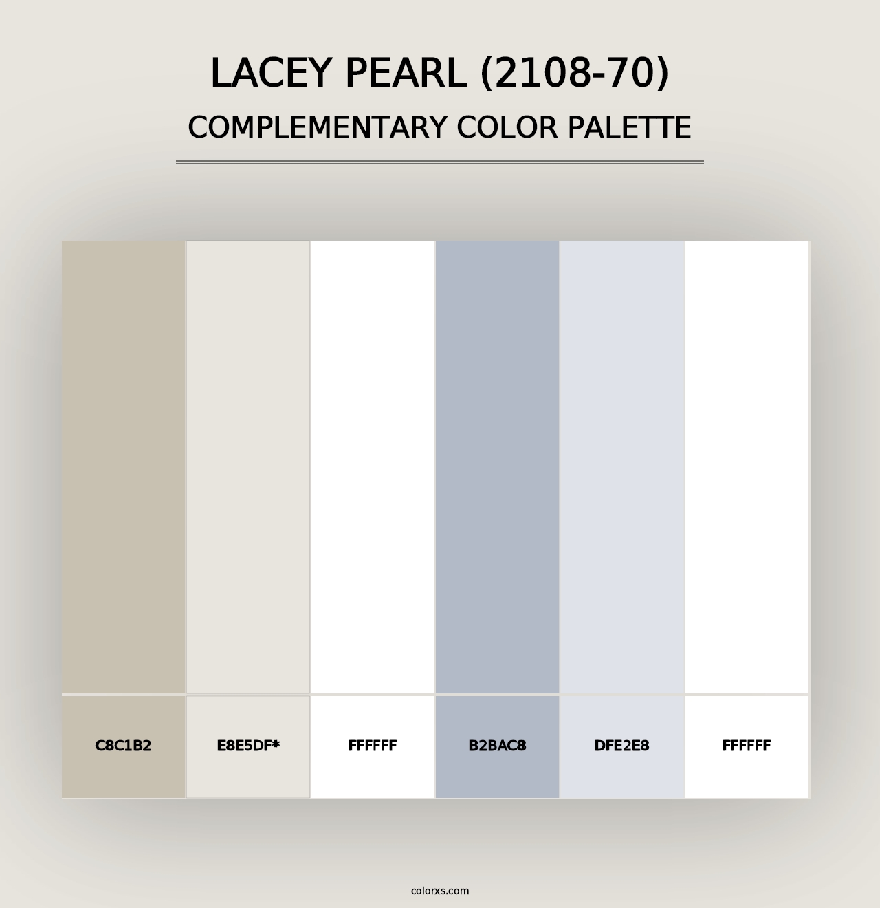 Lacey Pearl (2108-70) - Complementary Color Palette