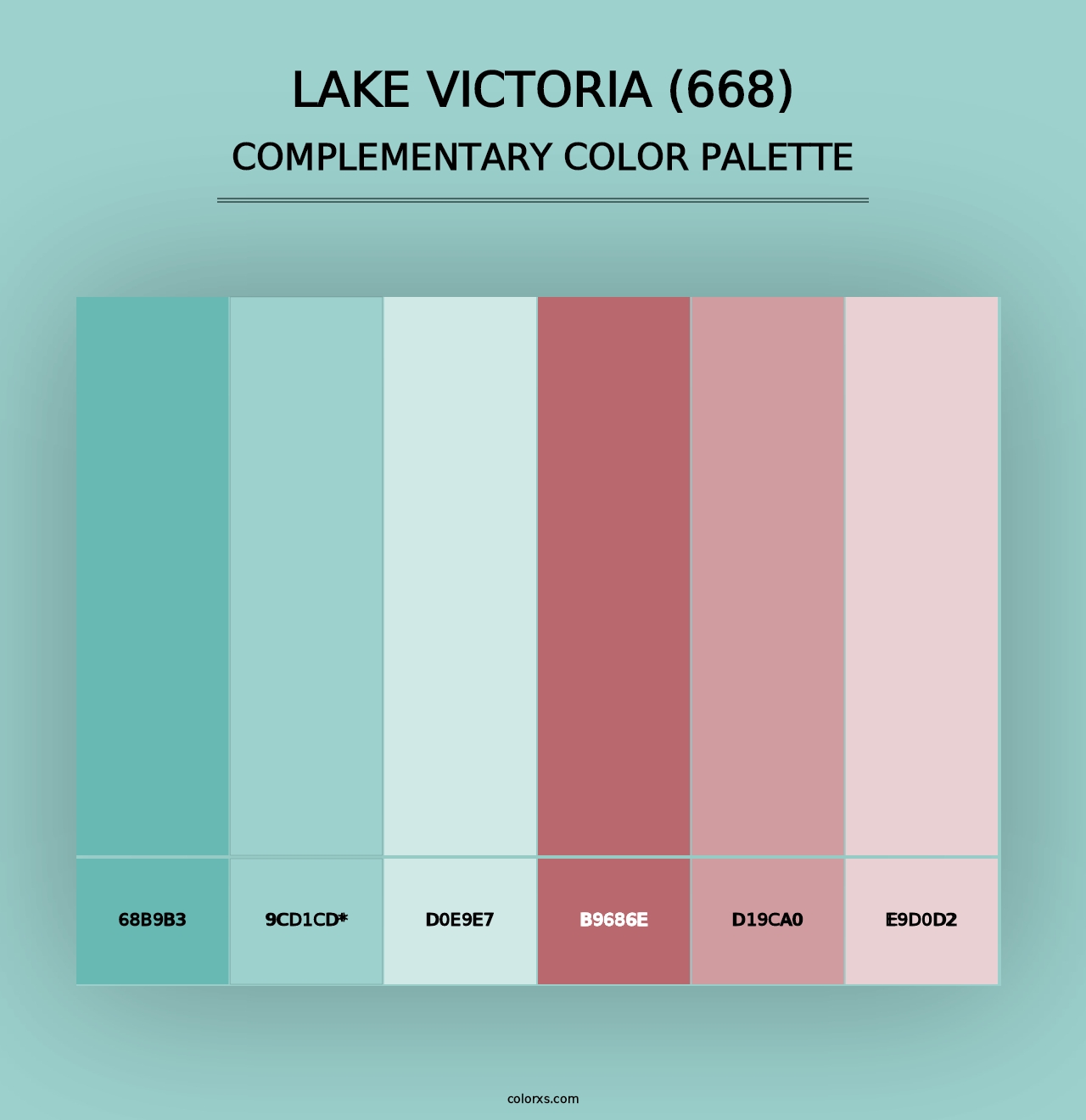 Lake Victoria (668) - Complementary Color Palette