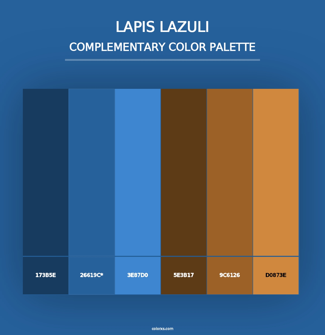 Lapis Lazuli - Complementary Color Palette