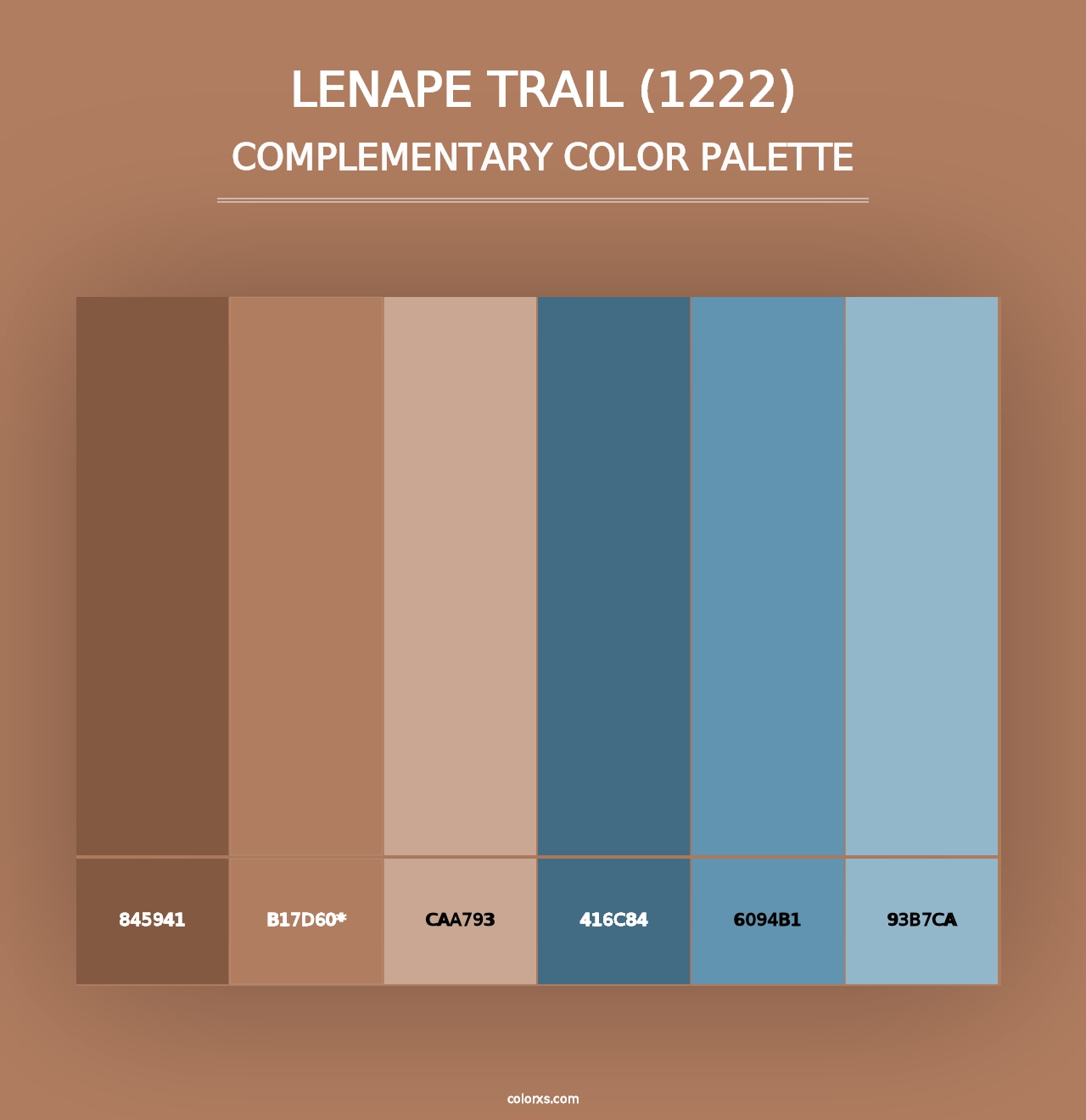 Lenape Trail (1222) - Complementary Color Palette