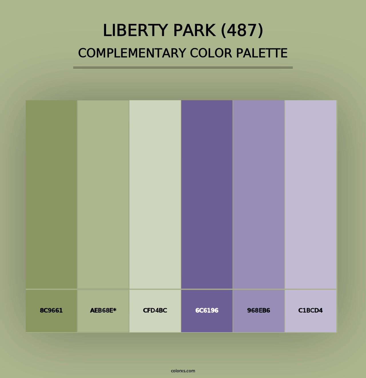 Liberty Park (487) - Complementary Color Palette