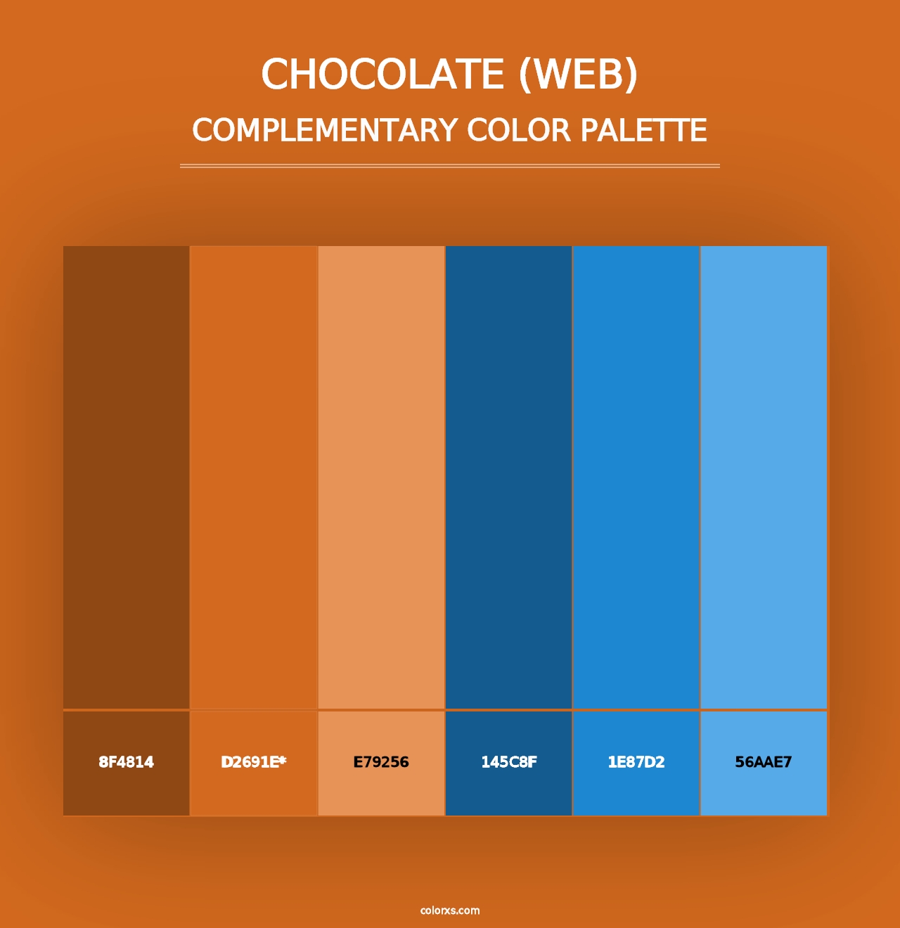 Chocolate (Web) - Complementary Color Palette