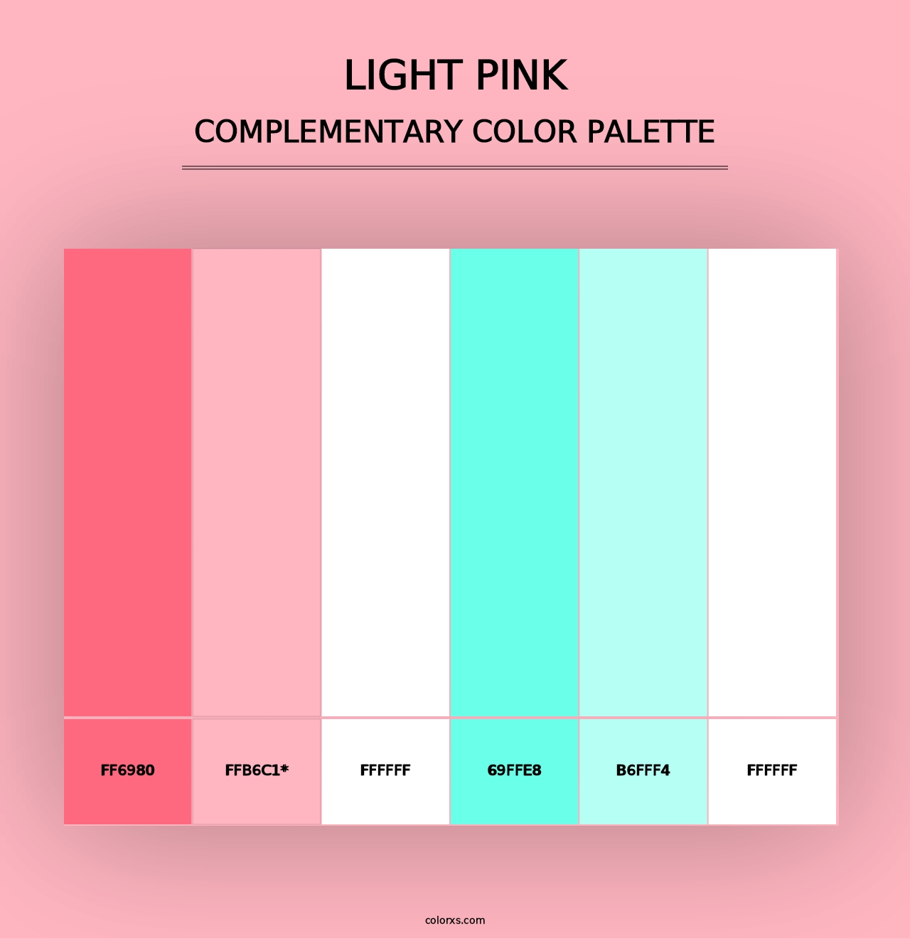 Light Pink - Complementary Color Palette