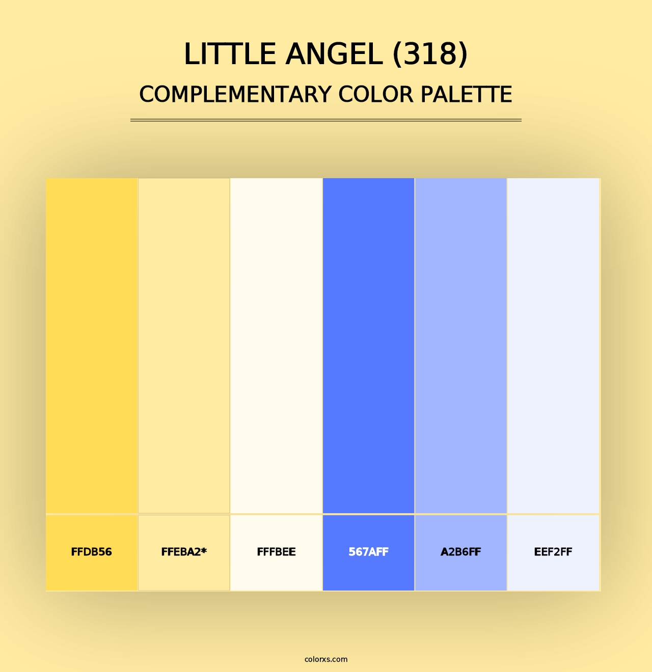 Little Angel (318) - Complementary Color Palette