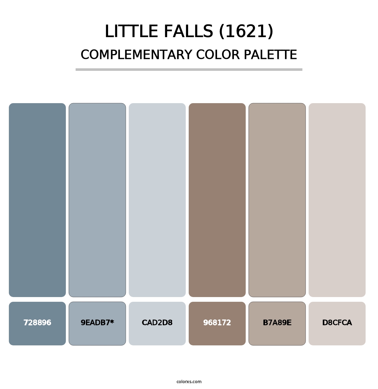 Little Falls (1621) - Complementary Color Palette