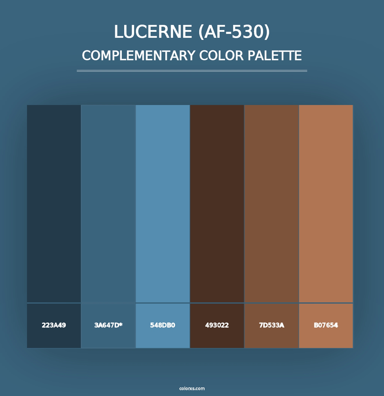 Lucerne (AF-530) - Complementary Color Palette