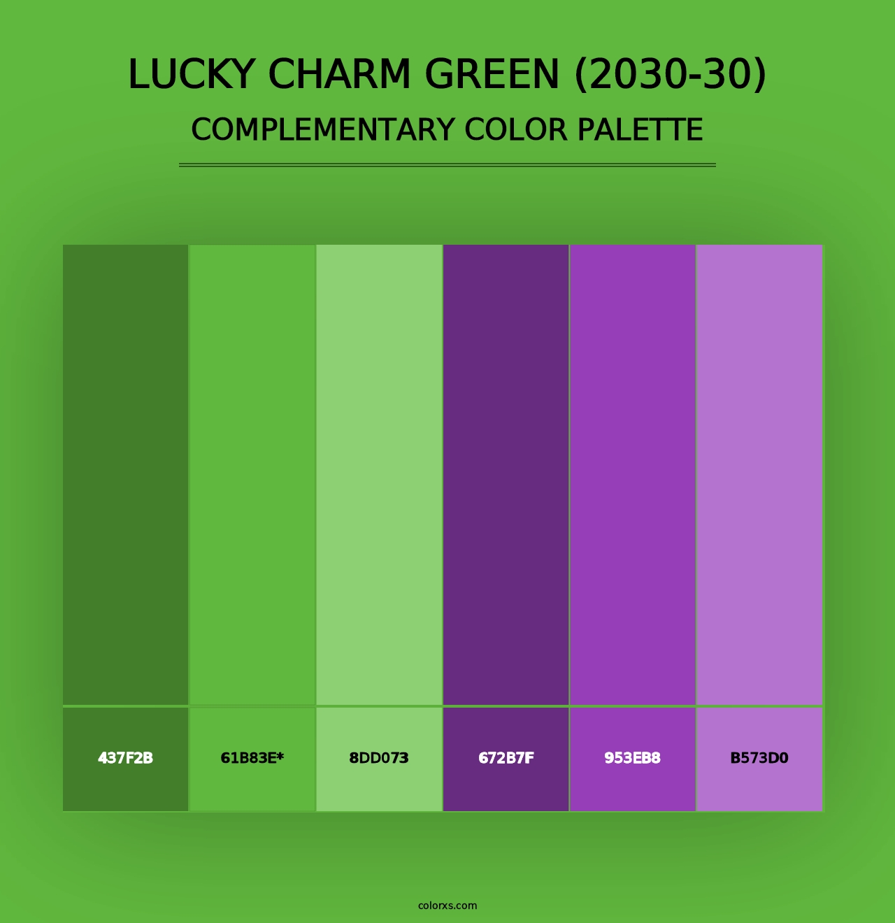 Lucky Charm Green (2030-30) - Complementary Color Palette