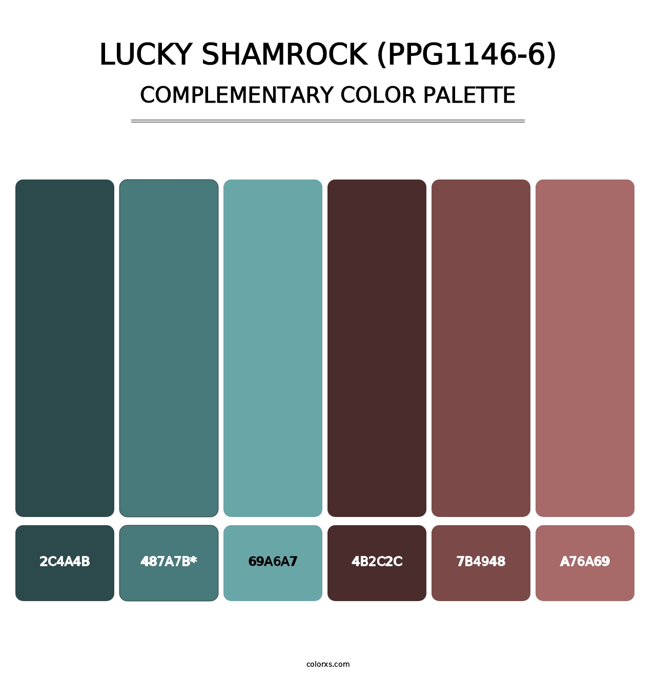 Lucky Shamrock (PPG1146-6) - Complementary Color Palette