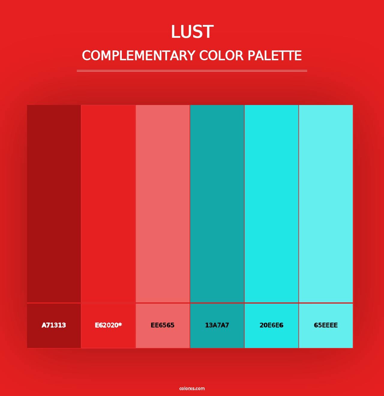 Lust - Complementary Color Palette