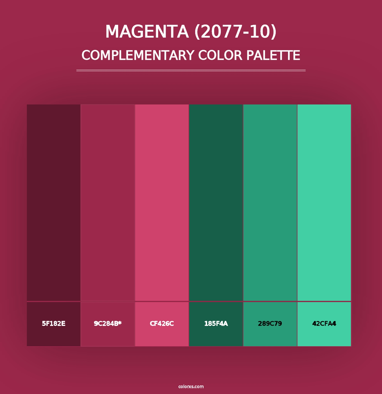 Magenta (2077-10) - Complementary Color Palette