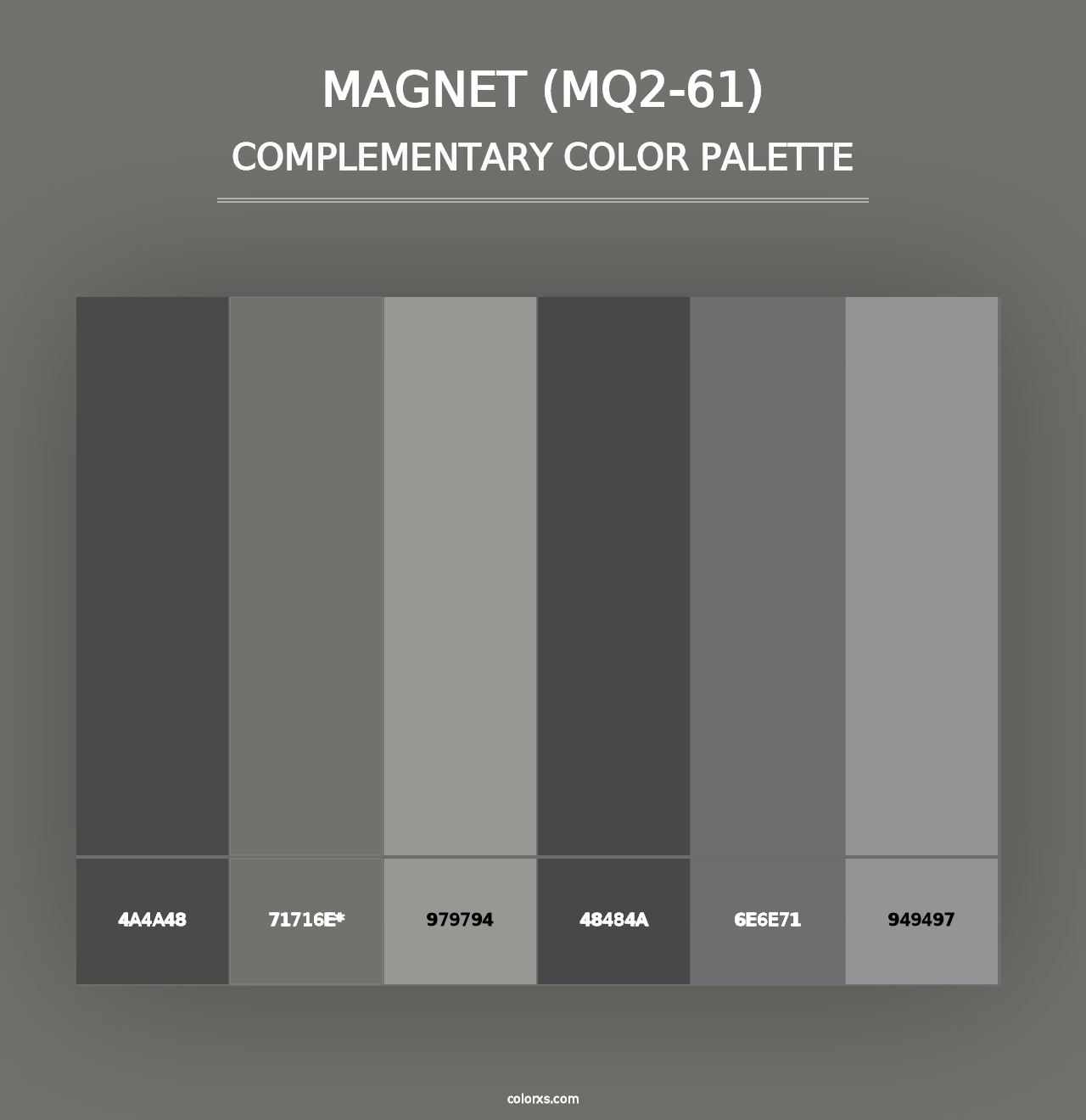 Magnet (MQ2-61) - Complementary Color Palette