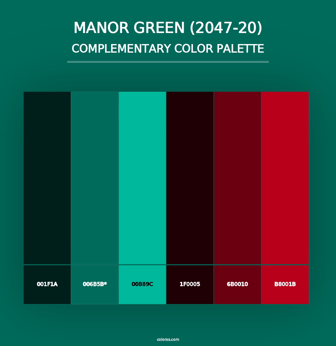 Manor Green (2047-20) - Complementary Color Palette