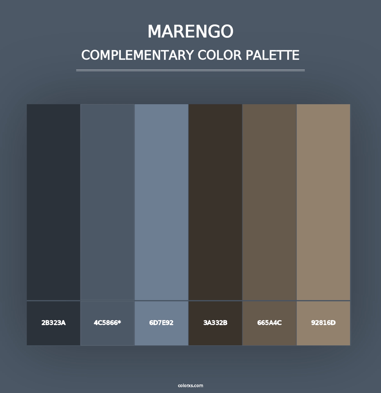 Marengo - Complementary Color Palette