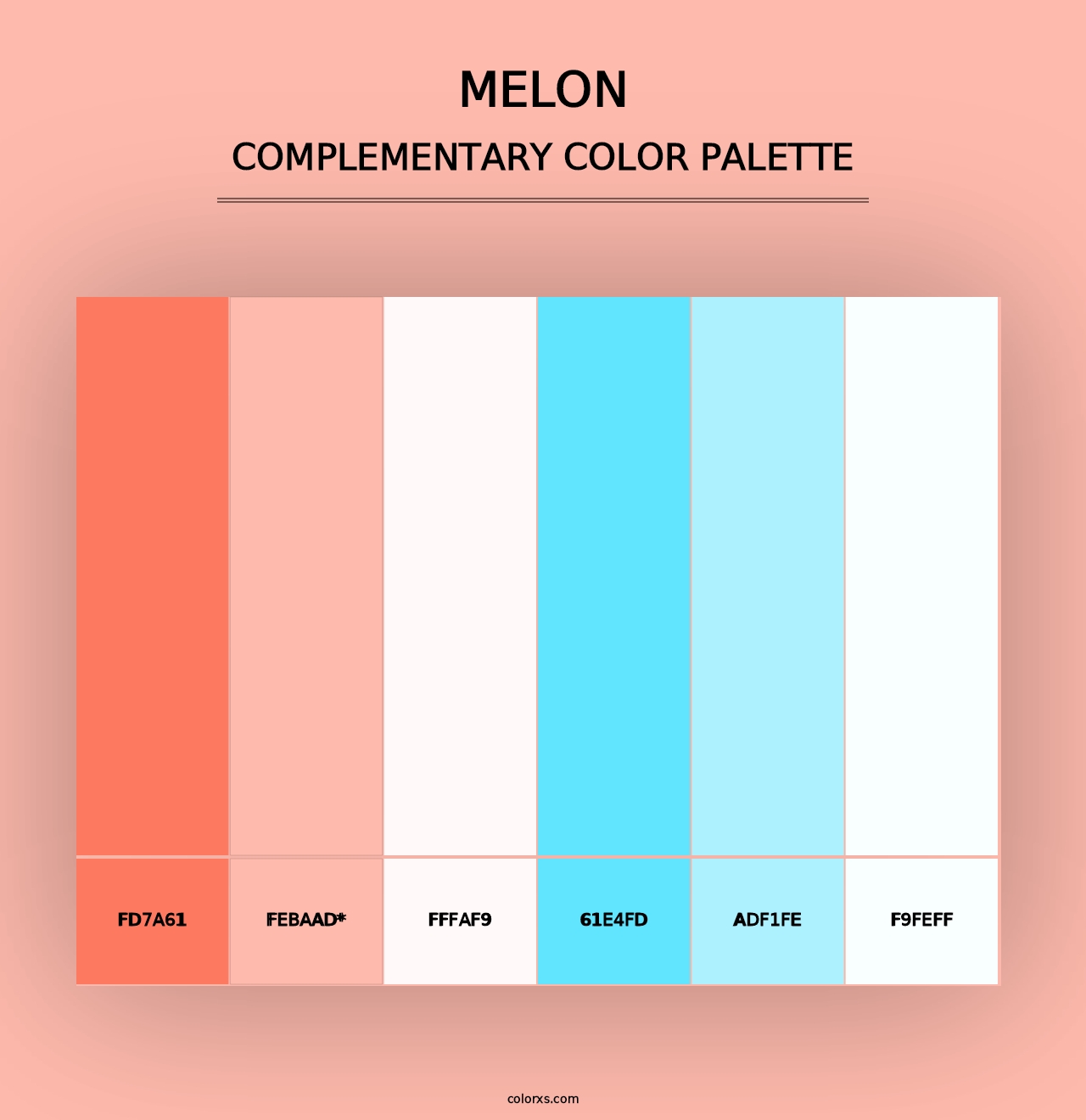 Melon - Complementary Color Palette