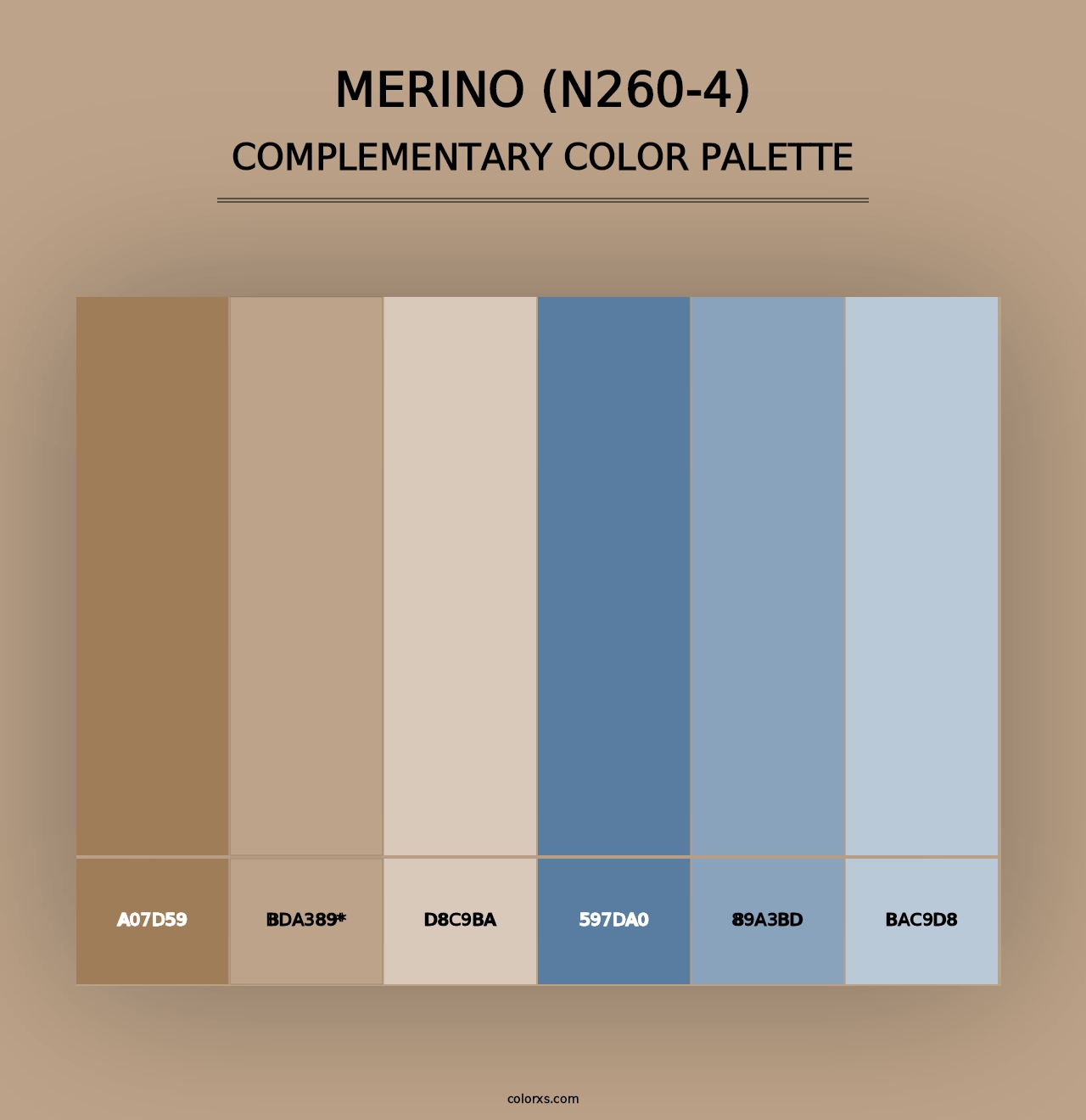 Merino (N260-4) - Complementary Color Palette