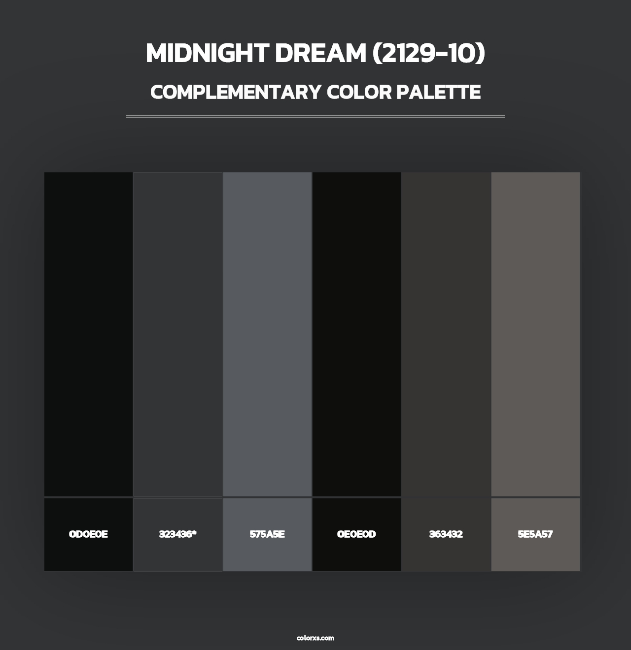 Midnight Dream (2129-10) - Complementary Color Palette