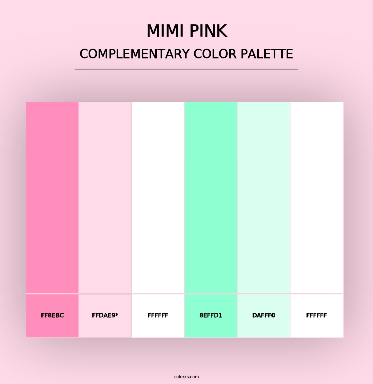 Mimi Pink - Complementary Color Palette