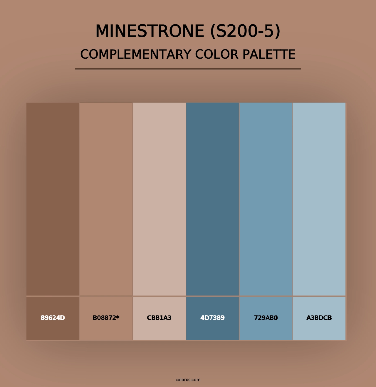 Minestrone (S200-5) - Complementary Color Palette