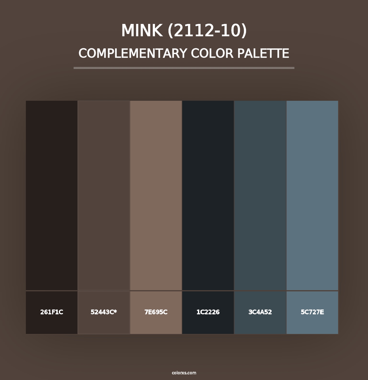 Mink (2112-10) - Complementary Color Palette