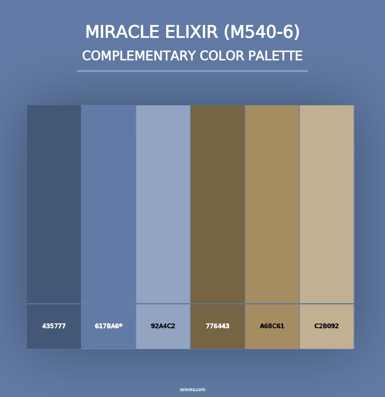 Miracle Elixir (M540-6) - Complementary Color Palette