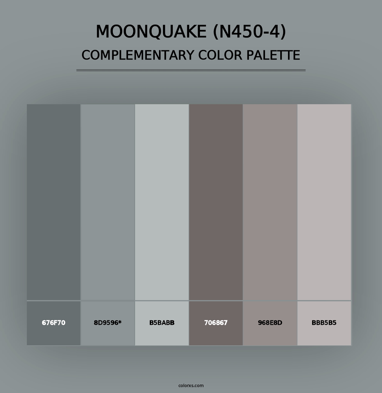 Moonquake (N450-4) - Complementary Color Palette