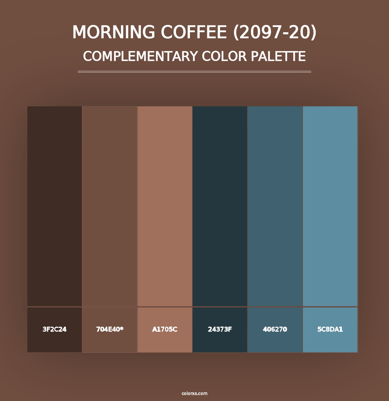 Morning Coffee (2097-20) - Complementary Color Palette