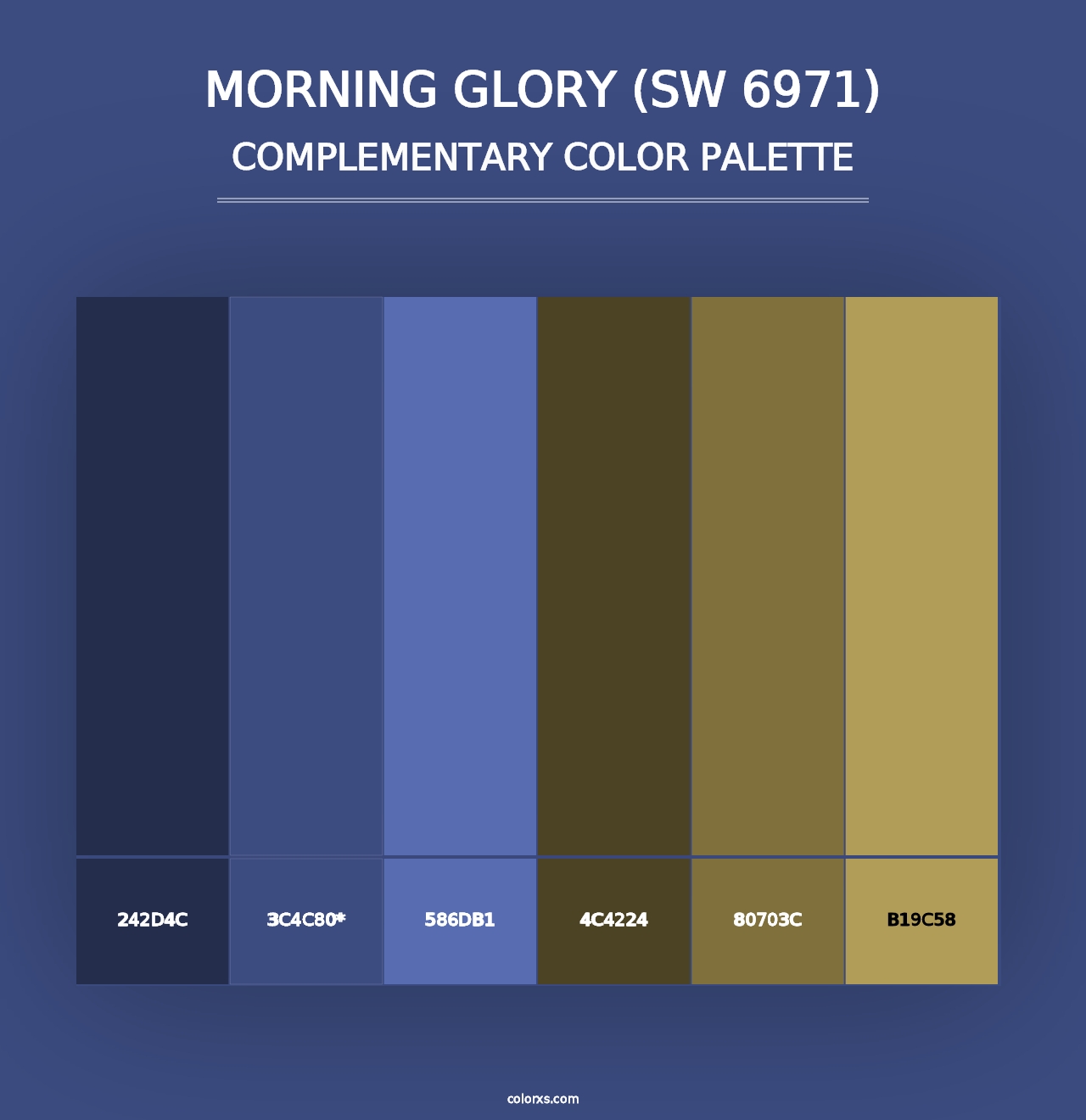 Morning Glory (SW 6971) - Complementary Color Palette