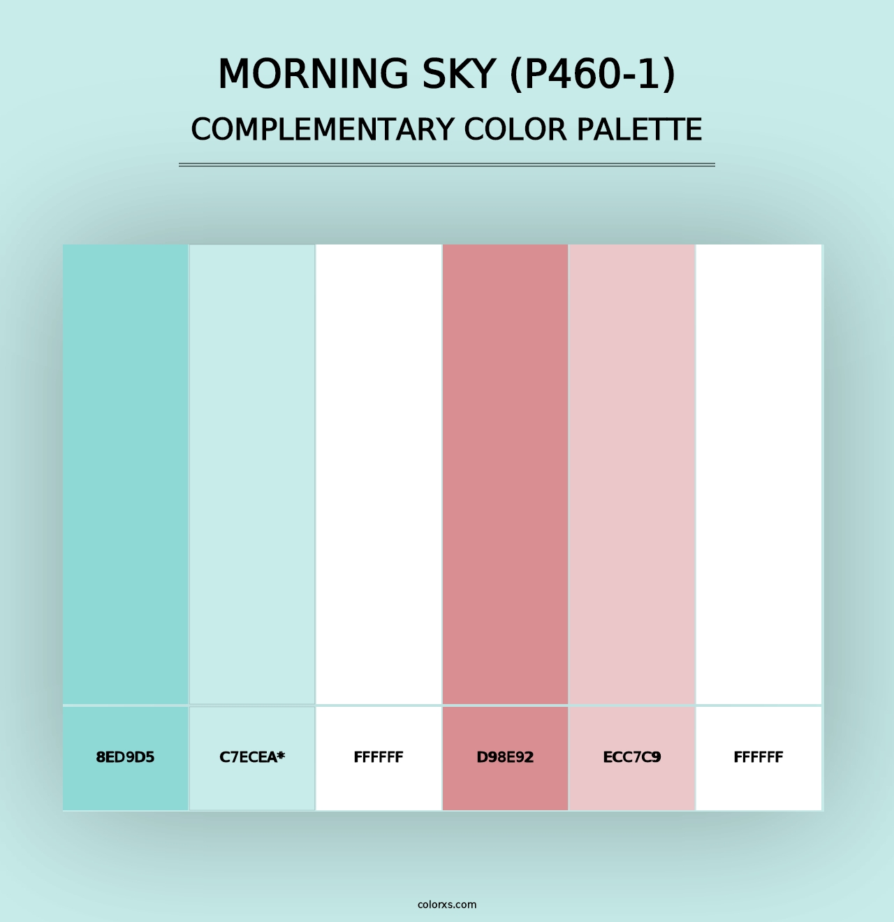 Morning Sky (P460-1) - Complementary Color Palette