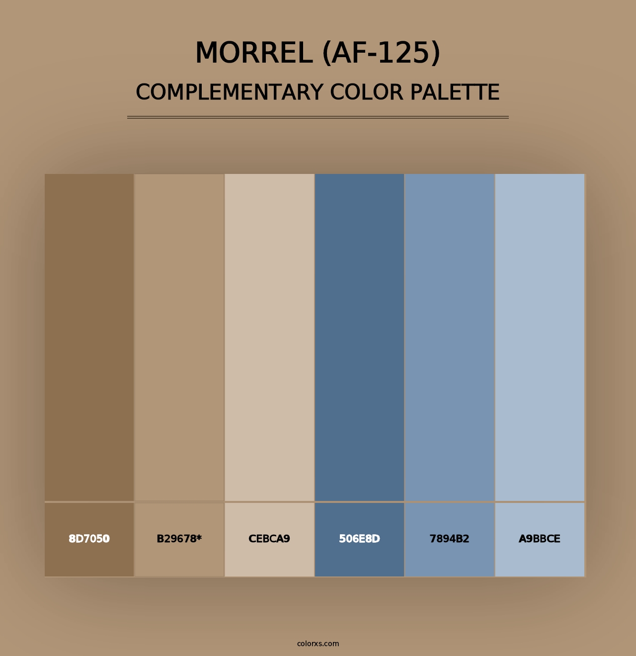 Morrel (AF-125) - Complementary Color Palette