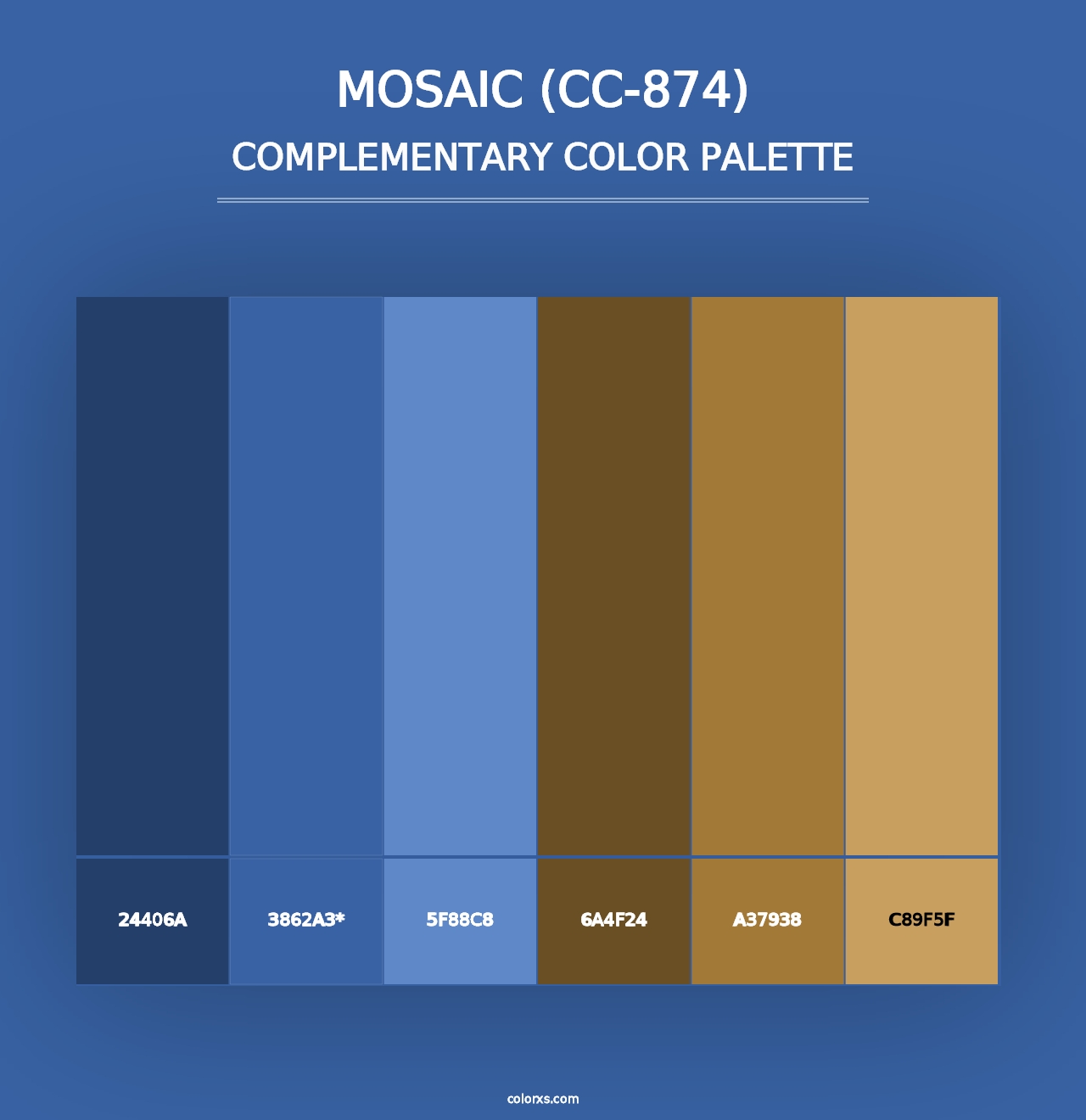 Mosaic (CC-874) - Complementary Color Palette