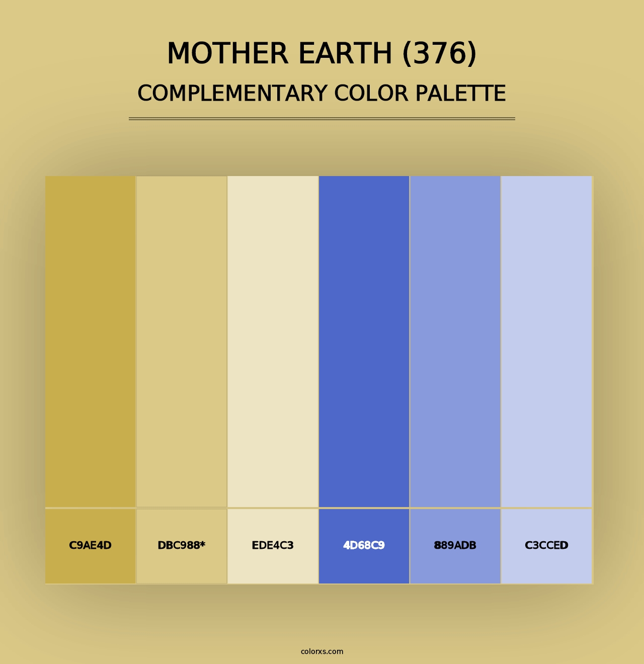 Mother Earth (376) - Complementary Color Palette