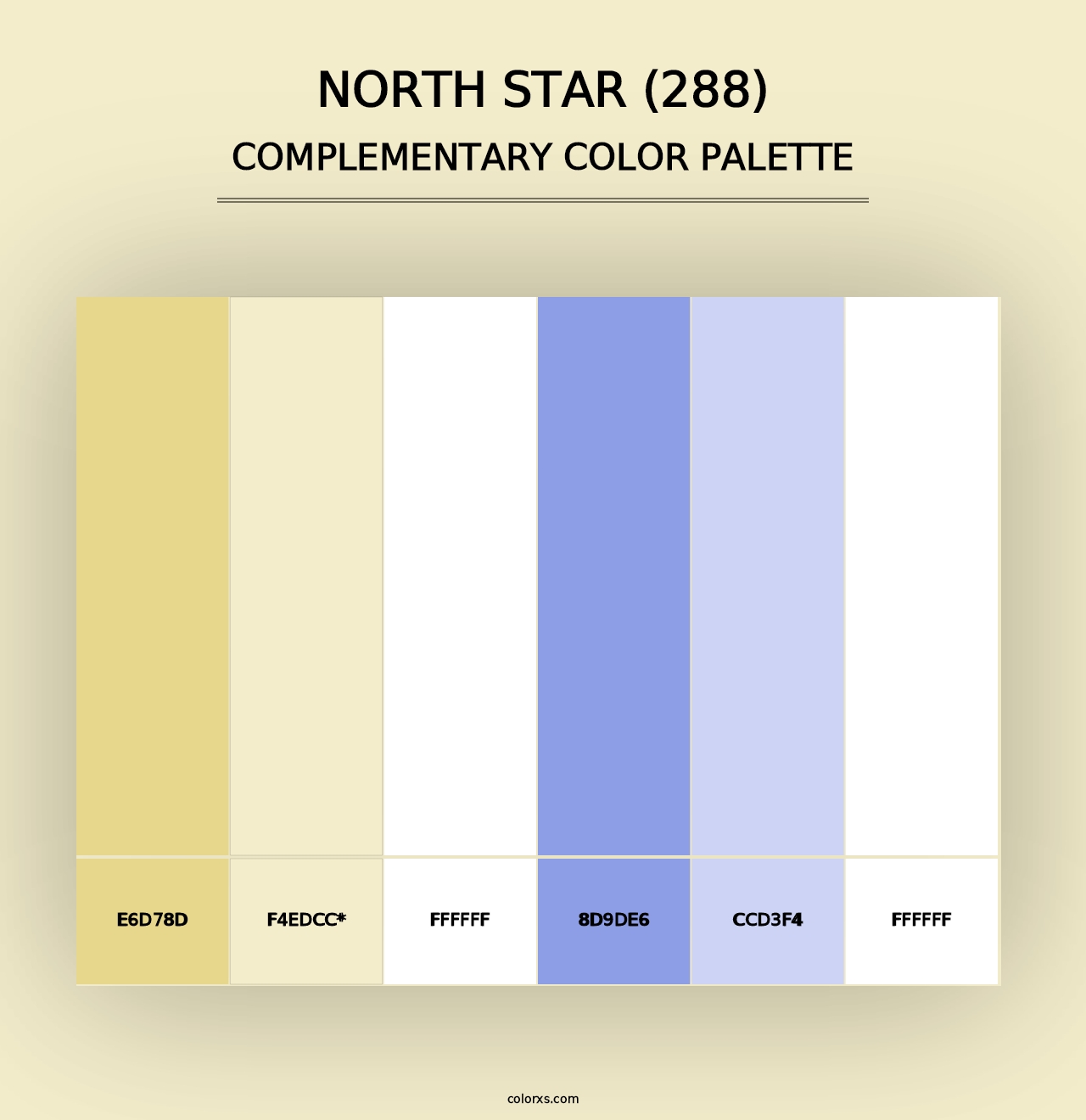 North Star (288) - Complementary Color Palette