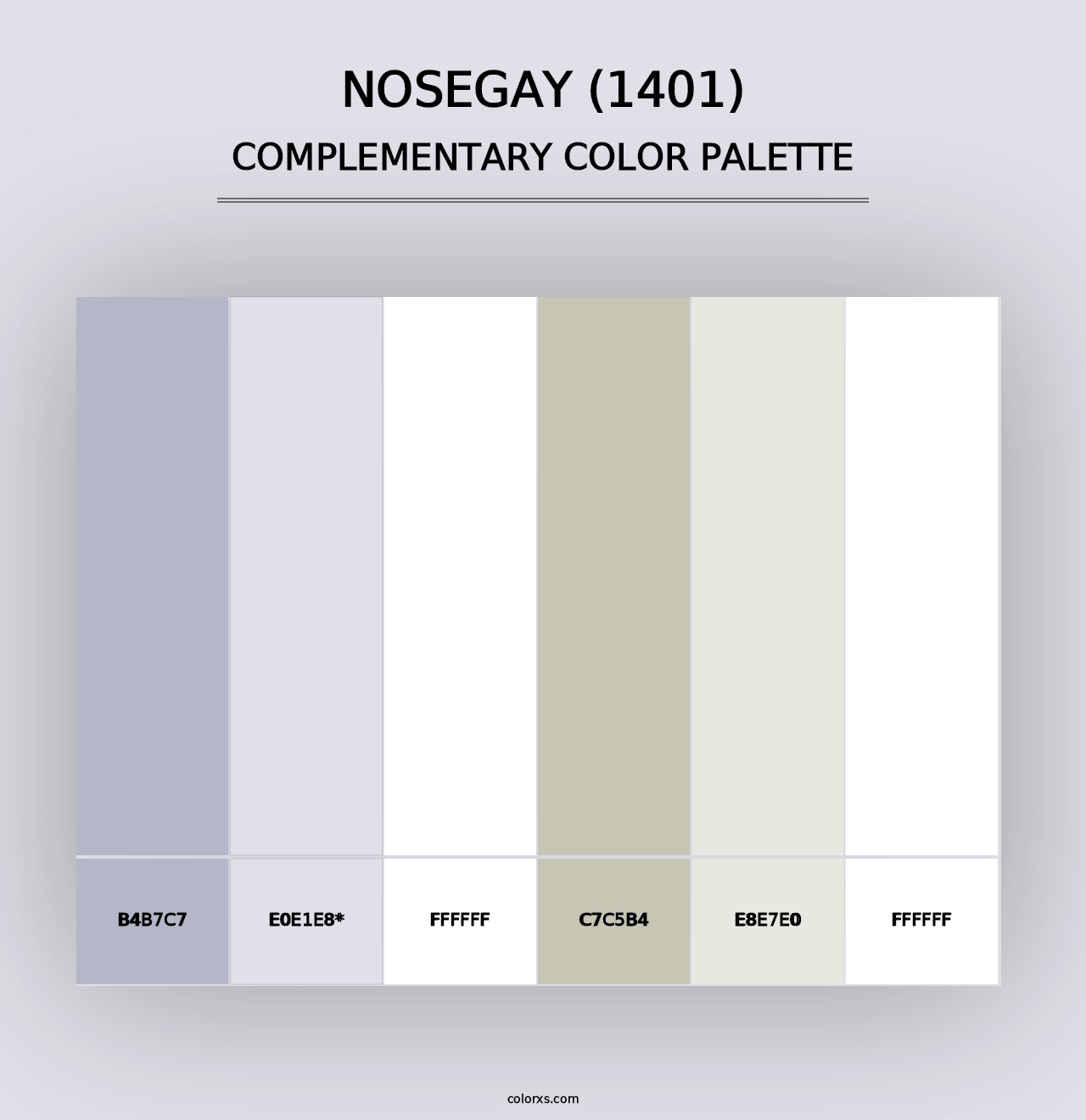 Nosegay (1401) - Complementary Color Palette