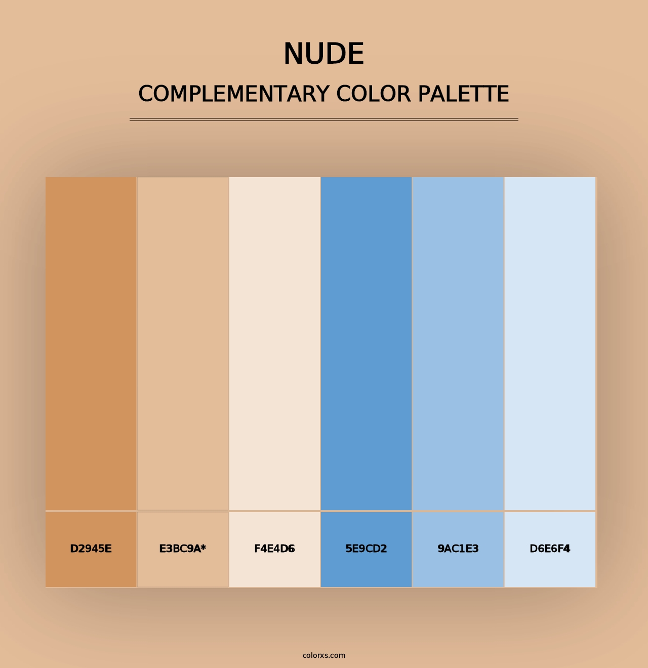 Nude - Complementary Color Palette