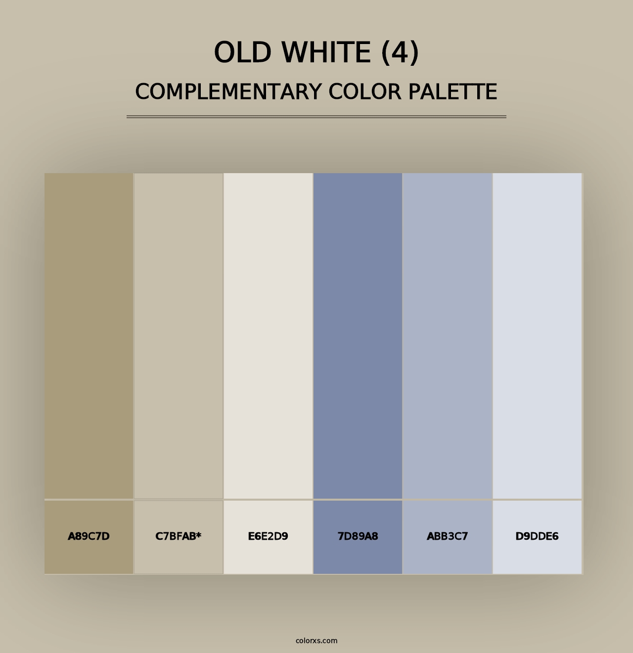 Old White (4) - Complementary Color Palette