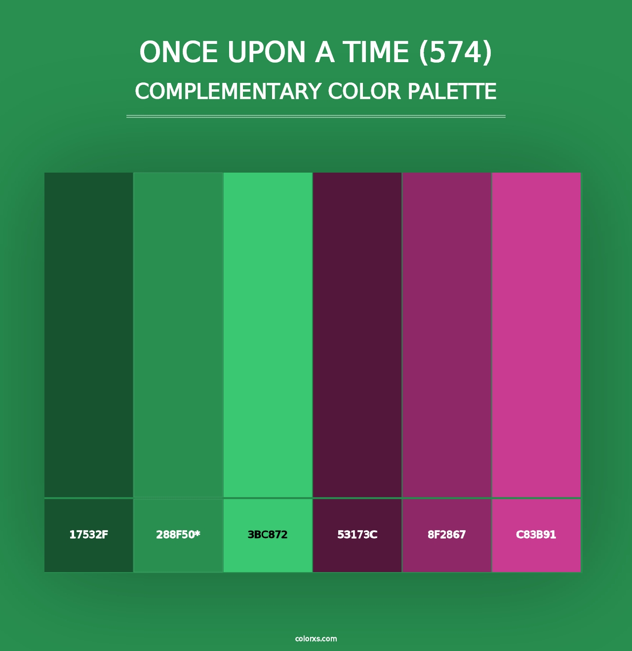 Once Upon a Time (574) - Complementary Color Palette