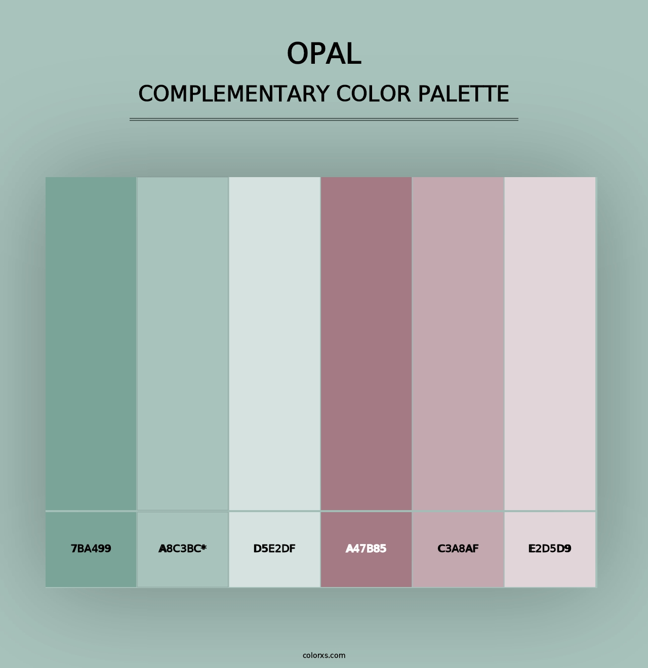 Opal - Complementary Color Palette